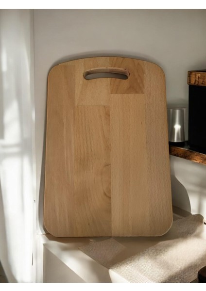 Ahşap Kayın Kesme Tahtası Et Ekmek Sebze 20X30 Oval Kesme Tahtası indirimleri