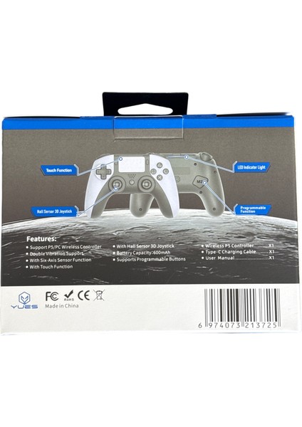 Ps5 Uyumlu Dualsense Wireless Controller Oyun Kolu Ps5 Joystick ( PS5 Tam Uyumlu )