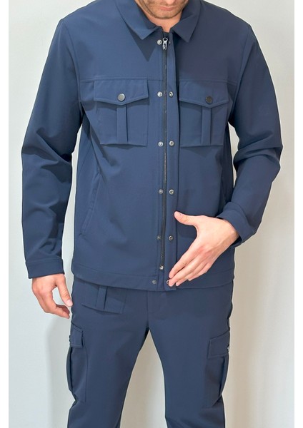 Erkek Modern Fermuarlı Üst 24720 Lacivert fiyatları