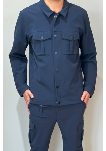 Erkek Modern Fermuarlı Üst 24720 Lacivert fırsatları