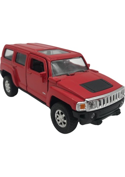 Oyuncak 1:38 Metal Çek Bırak Araba Hummer H2 43629D Kırmızı fiyatları