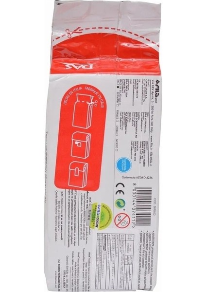 50 Adet Hava ile Kuruyan Seramik Kil Hamuru Doğal 500 gr Beyaz