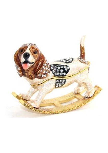 Swarovski Taşlı Tekli Köpek