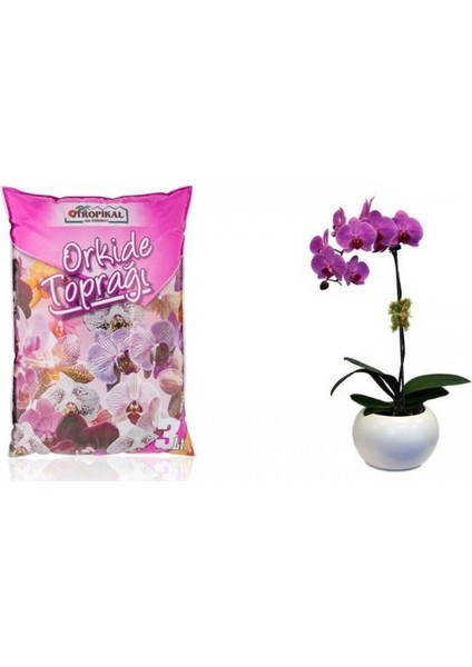 Organik Orkide Toprağı 6 Litre