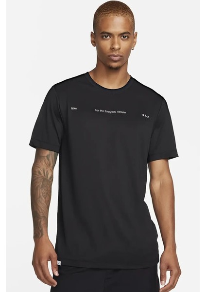 Dri-Fit Tee Dye Erkek Siyah Spor Tişört