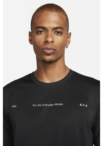 Dri-Fit Tee Dye Erkek Siyah Spor Tişört