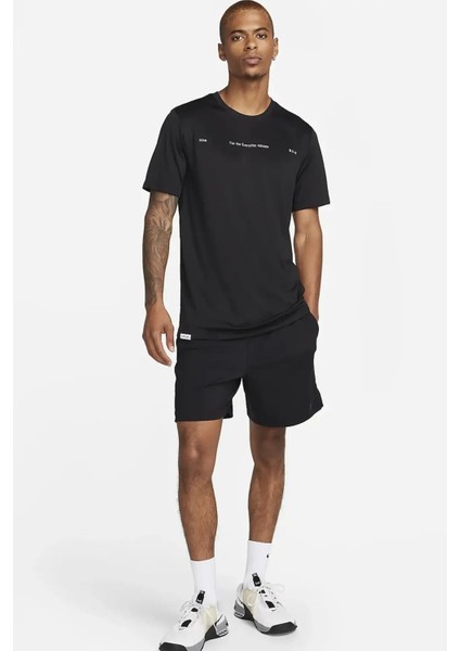 Dri-Fit Tee Dye Erkek Siyah Spor Tişört
