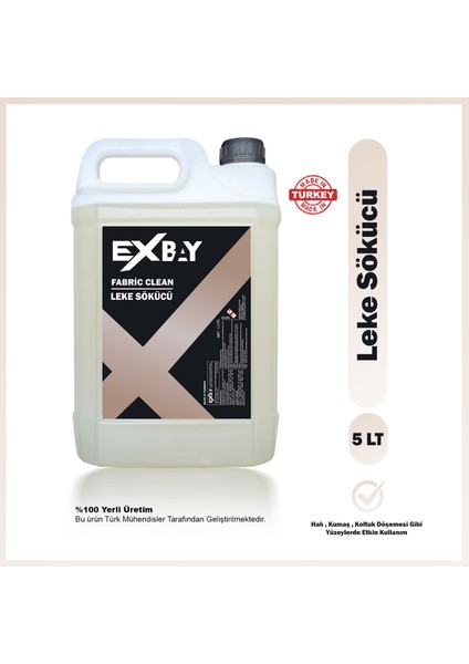 Çok Amaçlı Detay Leke Sökücü | Kumaş Döşeme Koltuk Halı | 5 Litre