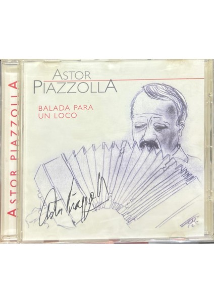 Dikkat Dikkat CD Astor Piazzolla - Balada Para Un Loco 2000LER Baskı CD