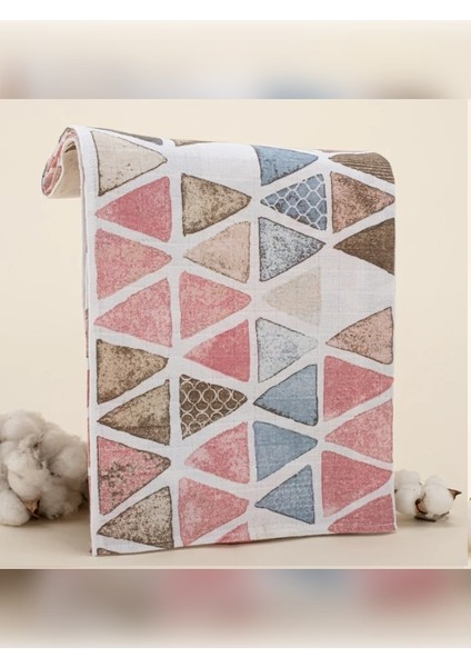 %100 Pamuk Müslin Bezi Battaniyesi Bebek Battaniyesi Örtü