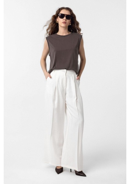 Kahve Modal Kumaş Kadın T-Shirt fiyatları