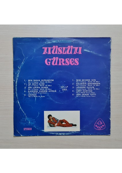 Müslüm Gürses - Işte Arabesk - 1982 - Dönem Baskı Plak - Longplay - Lp