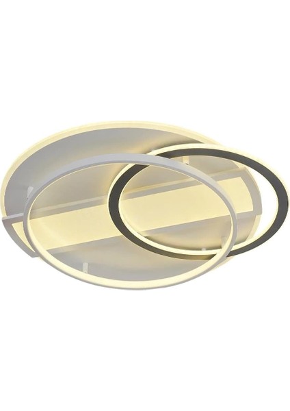 1414-5 Nofa 60 cm Daire Armatür (Tuya Uyumlu) (Kumandalı) Beyaz