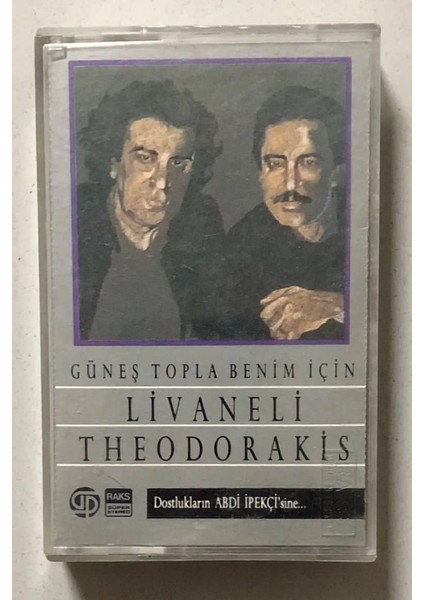 Zülfü Livaneli Theodorakis Güneş Topla Benim Için Kaset (Orjinal Dönem Baskı Kaset)