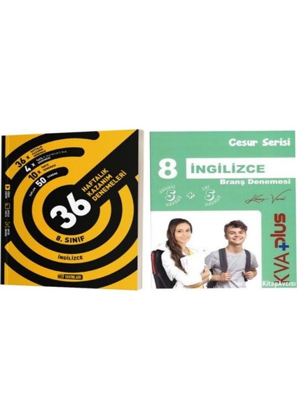8.sınıf Ingilizce 36 Haftalık Kazanım Denemeleri ve Ingilizce Branş Deneme