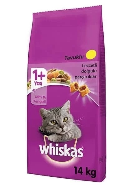 Tavuklu Sebzeli Yetişkin Kedi Maması 14 kg