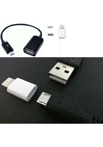 Otg Bağlantı Kiti - Apple iPhone 5/5s/5c-6/6s/6 Plus