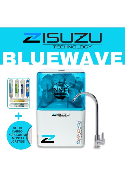- İSUZU Technology – BlueWave (13 Aşama+pH+Mineral+Alkali) modelleri
