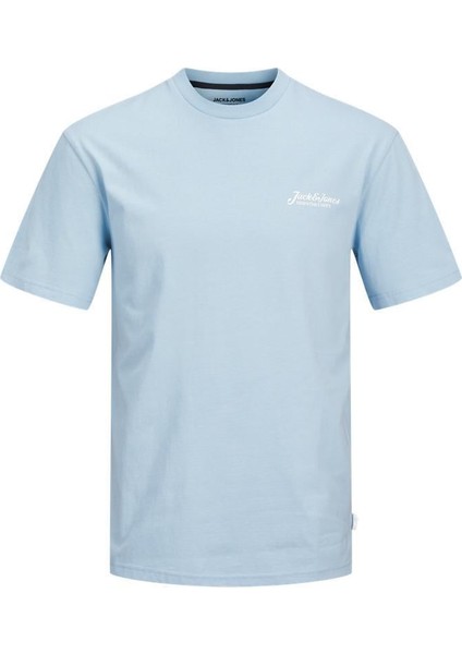 Jjbeau Tee Ss Frontprınt Crew Neck Ln Erkek T-Shirt