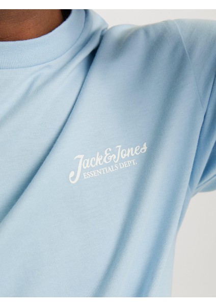 Jjbeau Tee Ss Frontprınt Crew Neck Ln Erkek T-Shirt modelleri