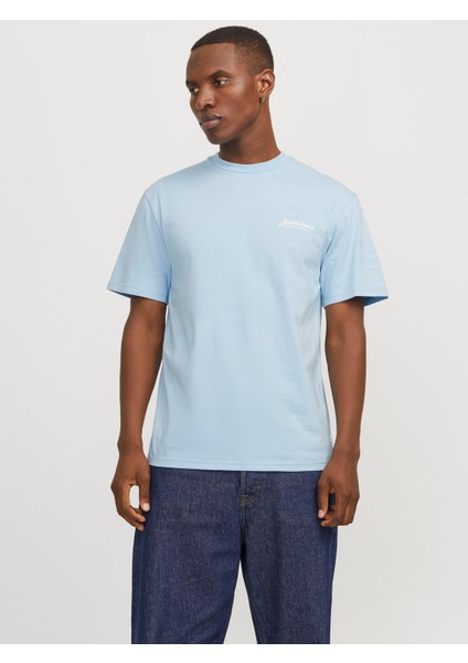 Jjbeau Tee Ss Frontprınt Crew Neck Ln Erkek T-Shirt indirimleri