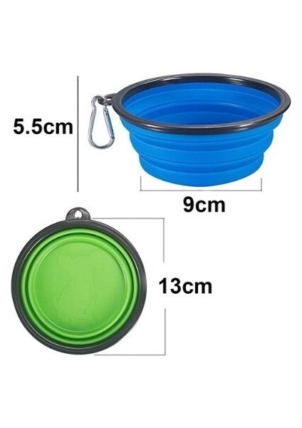 Portatif Mama Kabı Katlanabilir Evcil Hayvan Su Kabı modelleri