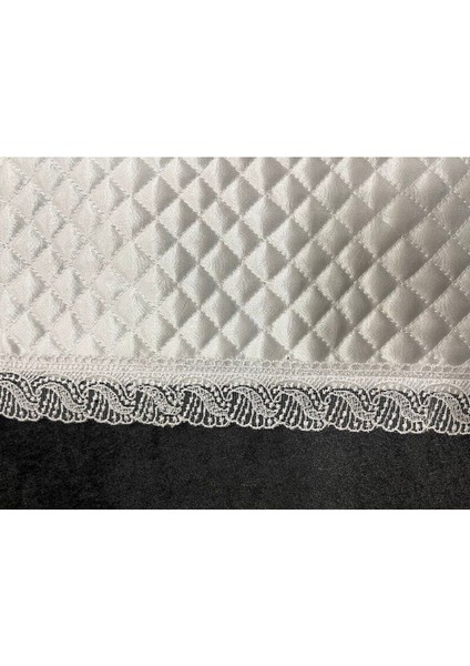 Dantelli Beyaz Kapitone Dantelli Raf Örtüsü En 33 × Boy 10 Metre modelleri
