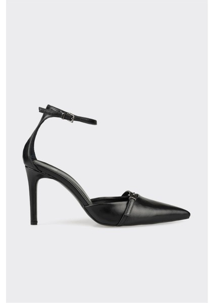 Siyah Kadın Topuklu Ayakkabı