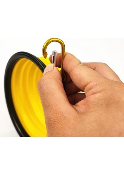 Portatif Mama Kabı Katlanabilir Evcil Hayvan Su Kabı