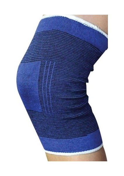 2 Li Elastik Dizlik - Egzersiz ve Spor Dizliği Büyük Boy 23 cm