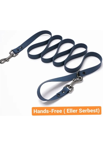 Su,kir Geçirmez Kolay Temizlenebilir Eller Serbest Gezdirme Kayışı Hands-Free Biothane