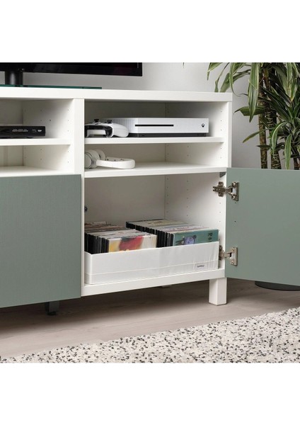 2 Adet Bölmeli Düzenleme Kutusu 34 x 51 x 10 cm Ikea 2'li Set Çekmece Içi Düzenleyici Beyaz