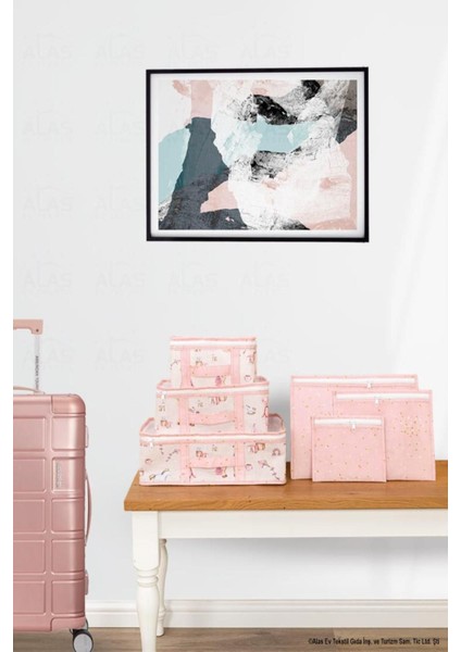 Baby 6 Lı Seyahat Seti Bebek Bakım Çantası Seyahat Bebek Hurcu Hastane Çıkışı Seti Bavul Düzenleyic