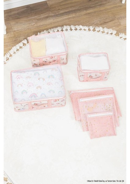 Baby 6 Lı Seyahat Seti Bebek Bakım Çantası Seyahat Bebek Hurcu Hastane Çıkışı Seti Bavul Düzenleyic modelleri