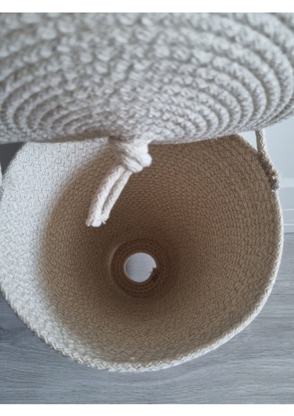 Poşetlik Kırık Beyaz Renk Kapaklı Poşet Düzenleyici Sepet 30 x 20 cm (Görseldeki Ürün Gönderilir) modelleri