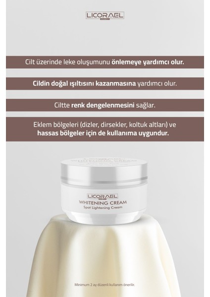 Whitening Cream Beyazlatıcı Krem 50ml indirimleri