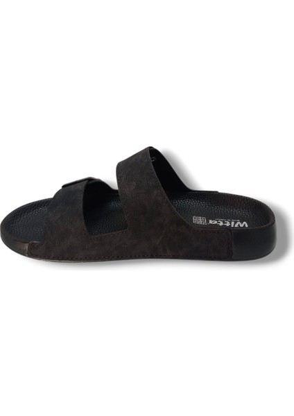 52551-25 Deri Çift Bant Anatomik Erkek terlik modelleri