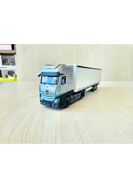 25 cm uzunlukta 1/64 Gri Mercedes Actros Mp5 Tır Maketi indirimleri