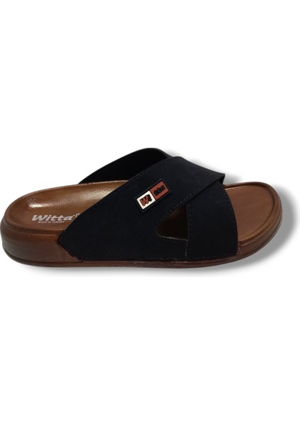 54202-25 Deri Çapraz Bant Anatomik Erkek Terlik fiyatları