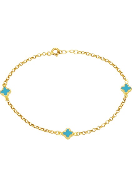 Yoncalı 14 Ayar Altın Spor Bileklik