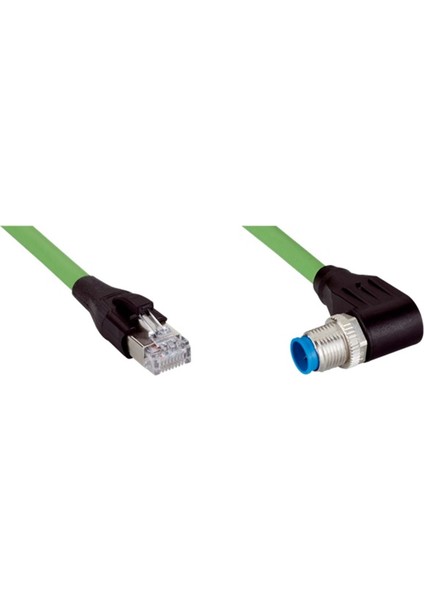 YN2X18-020EG1MRJA8 ,RJ45/M12-8 Pin Endüstriyel Ethernet Kablo