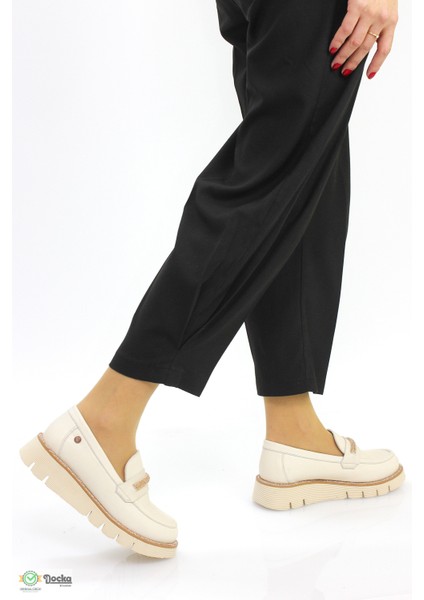 Kadın Deri Ortopedik Loafer Ayakkabı M26YA3760