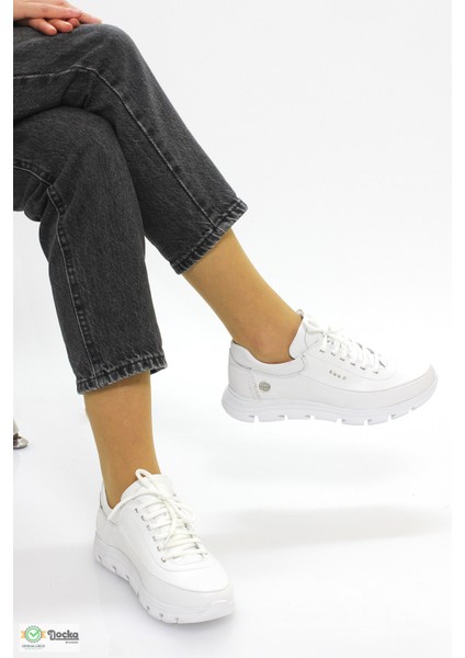Kadın Ortopedik Günlük Deri Spor Sneaker Ayakkabıı M26YA3395 fiyatları