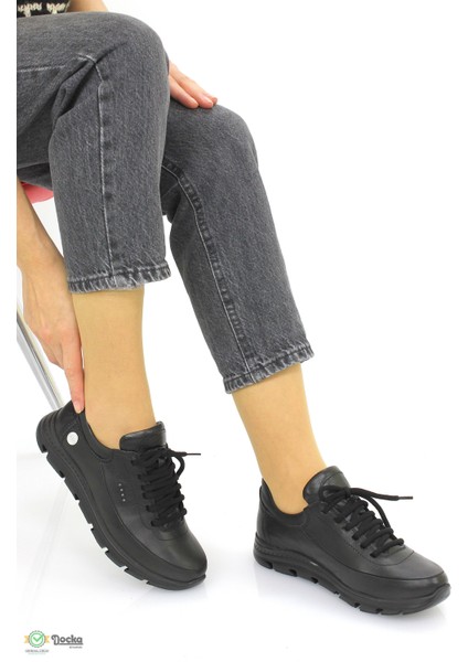 Kadın Ortopedik Günlük Deri Spor Sneaker Ayakkabıı M26YA3395