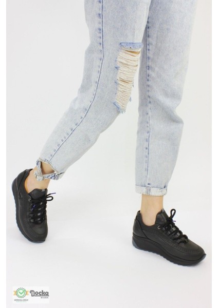 Kadın Günlük Ortopedik Deri Spor Tarz Yürüyüş Ayakkabısı M26YA3480 fiyatları