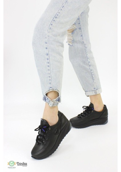 Kadın Günlük Ortopedik Deri Spor Tarz Yürüyüş Ayakkabısı M26YA3480 modelleri