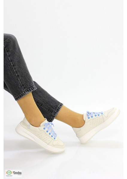 Kadın Ortopedik Günlük Deri Spor Sneaker Ayakkabıı M26YA435 modelleri