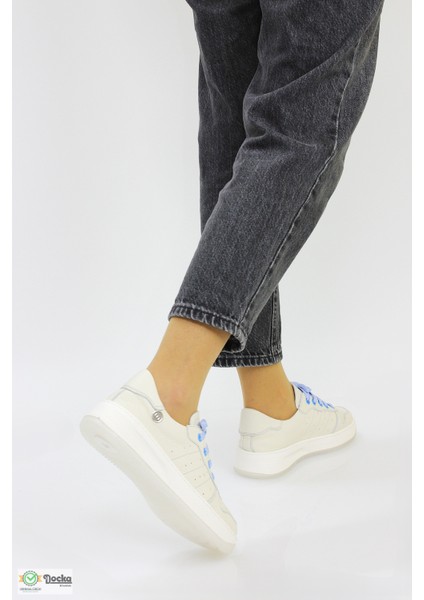 Kadın Ortopedik Günlük Deri Spor Sneaker Ayakkabıı M26YA435 fırsatları