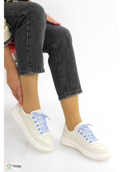 Kadın Ortopedik Günlük Deri Spor Sneaker Ayakkabıı M26YA435 indirimleri