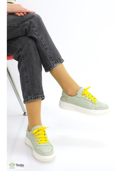 Kadın Ortopedik Günlük Deri Spor Sneaker Ayakkabıı M26YA435 fiyatları